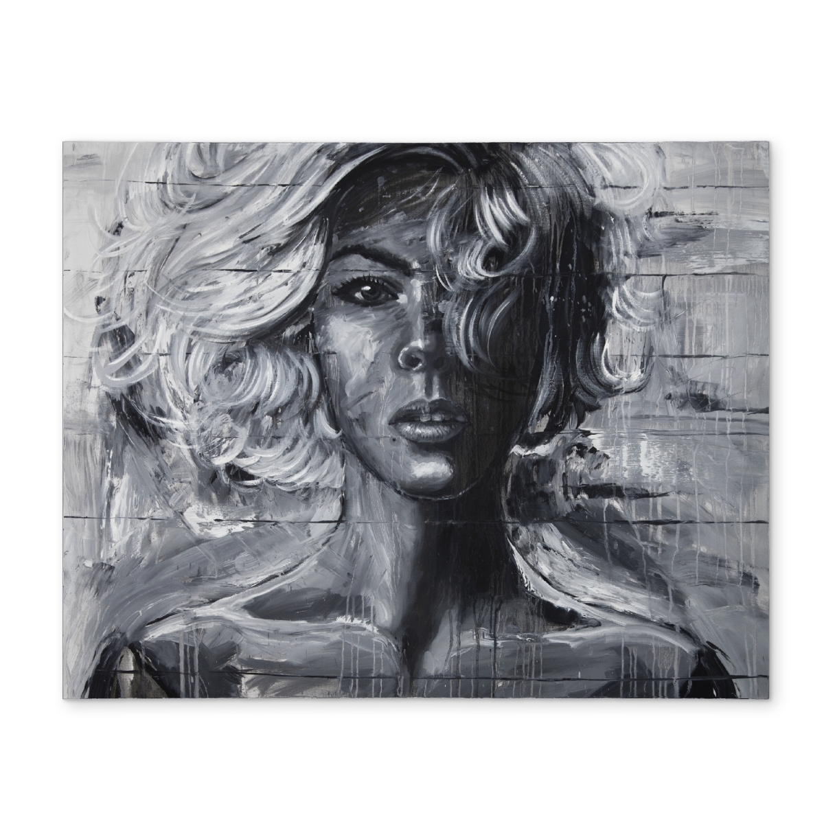 Picture of Begin Home Decor CPPM1418X3AX7U 14 x 18 in. Gentle Woman White Industrial Figurative Polyester Placemat