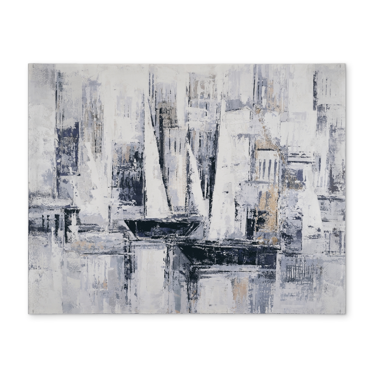 Picture of Begin Home Decor CPPM14182CIJ8T 14 x 18 in. Industrial Style Sailboats Placemat - Coastal Boat Decor
