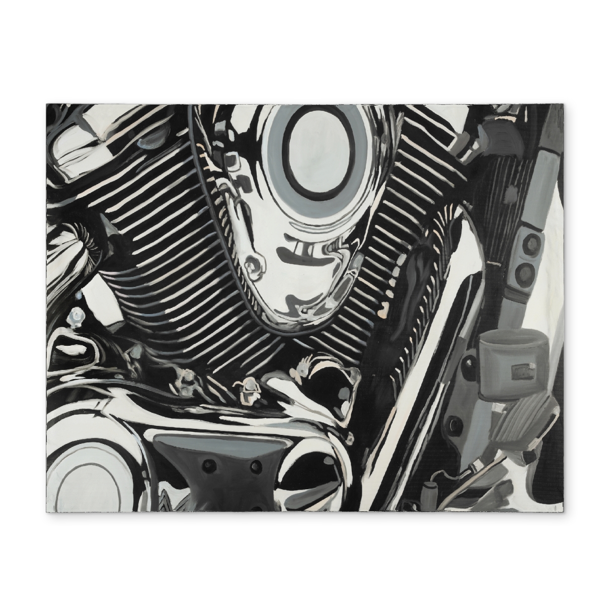 Picture of Begin Home Decor CPPM1418C27EB0 14 x 18 in. Motorcycle Engine Polyester Placemat - Home Decor & Modern Style