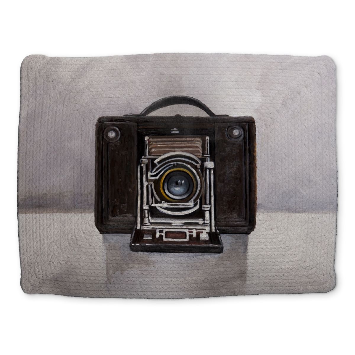 Picture of Begin Home Decor CBPM1418ZDSALD 14 x 18 in. Vintage Old Camera Braided Polyester Placemat - Home Decor