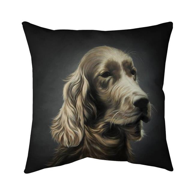 18 x 18 in. Field Spaniel-Double Sided Print Indoor Pillow
