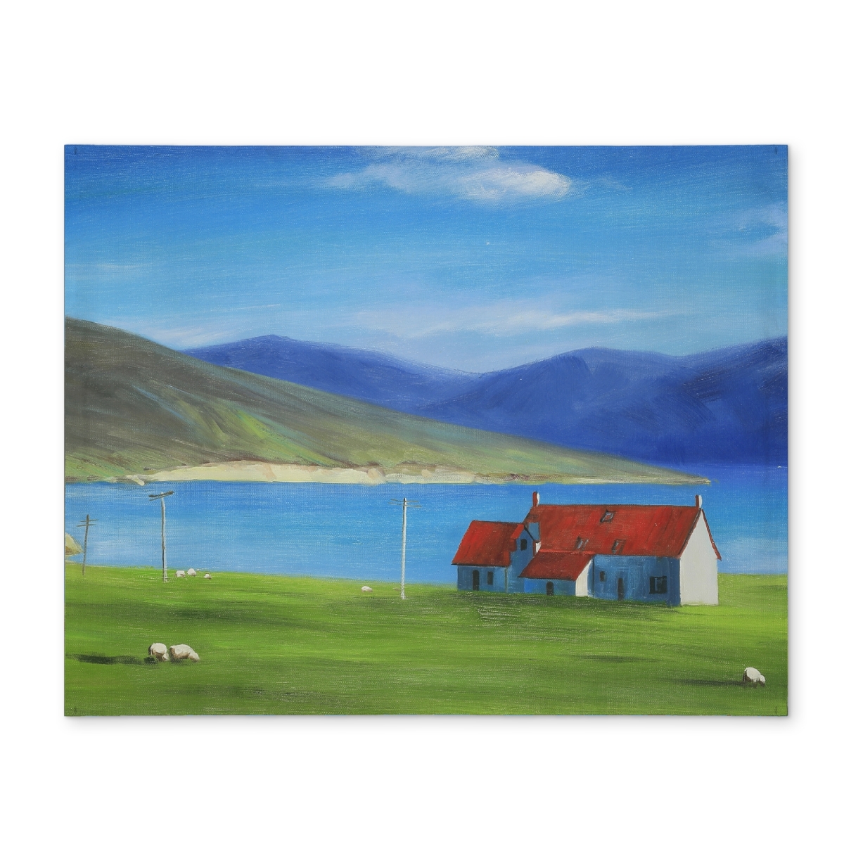 Picture of Begin Home Decor CPPM1418W3X0B0 14 x 18 in. Rustic Trees Placemat - Scottish Highlands Red Roof House Decor