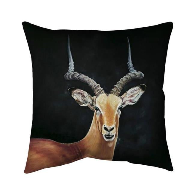 18 x 18 in. Antelope-Double Sided Print Indoor Pillow