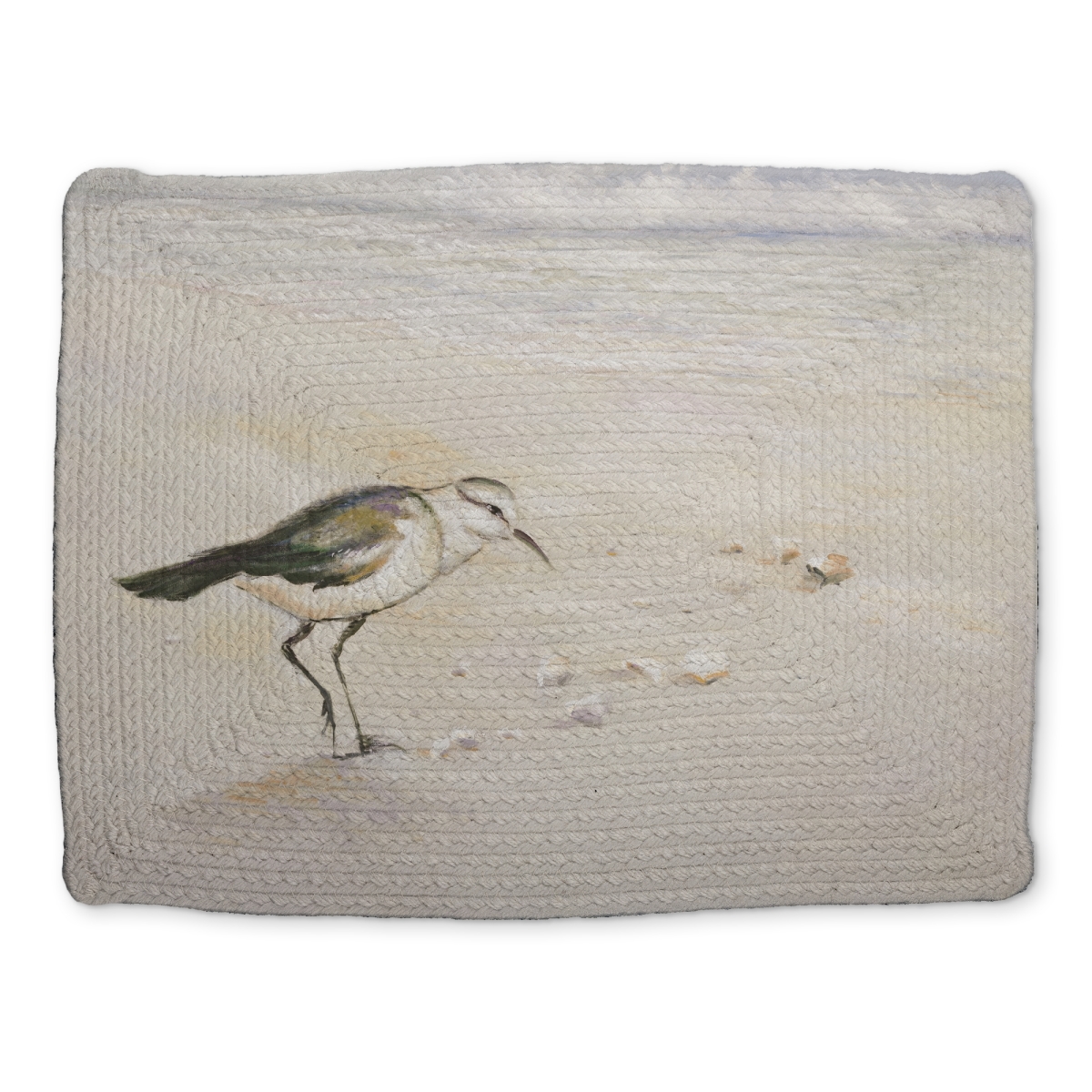 Picture of Begin Home Decor CBPM14186BCQXK 14 x 18 in. Bird Bedroom Placemat - Semipalmated Sandpiper Home Decor