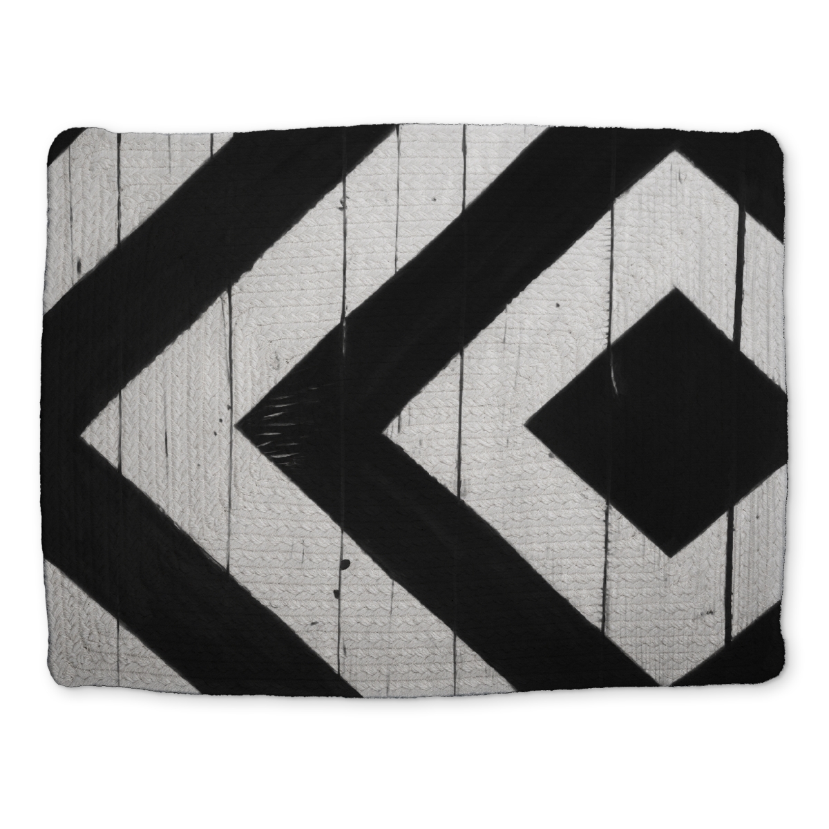 Picture of Begin Home Decor CBPM1418K6TZKG 14 x 18 in. Rhombus on Wood Braided Polyester Placemat - Home Decor
