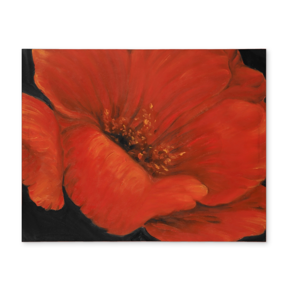 Picture of Begin Home Decor CPPM1418WWYDPZ 14 x 18 in. Red Flower Bedroom Placemat - Floral Polyester Home Decor