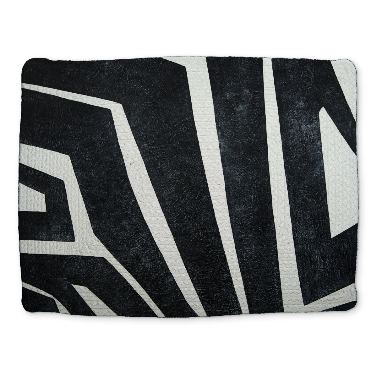 Picture of Begin Home Decor CBPM14182AH5GU 14 x 18 in. Labyrinth Abstract Shapes Braided Polyester Placemat - Home Decor