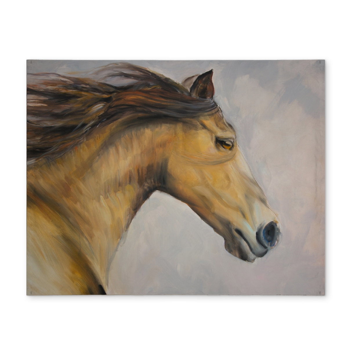 Picture of Begin Home Decor CPPM1418FX6AOL 14 x 18 in. Proud Steed Farm Animals Bedroom Placemat - Home Decor
