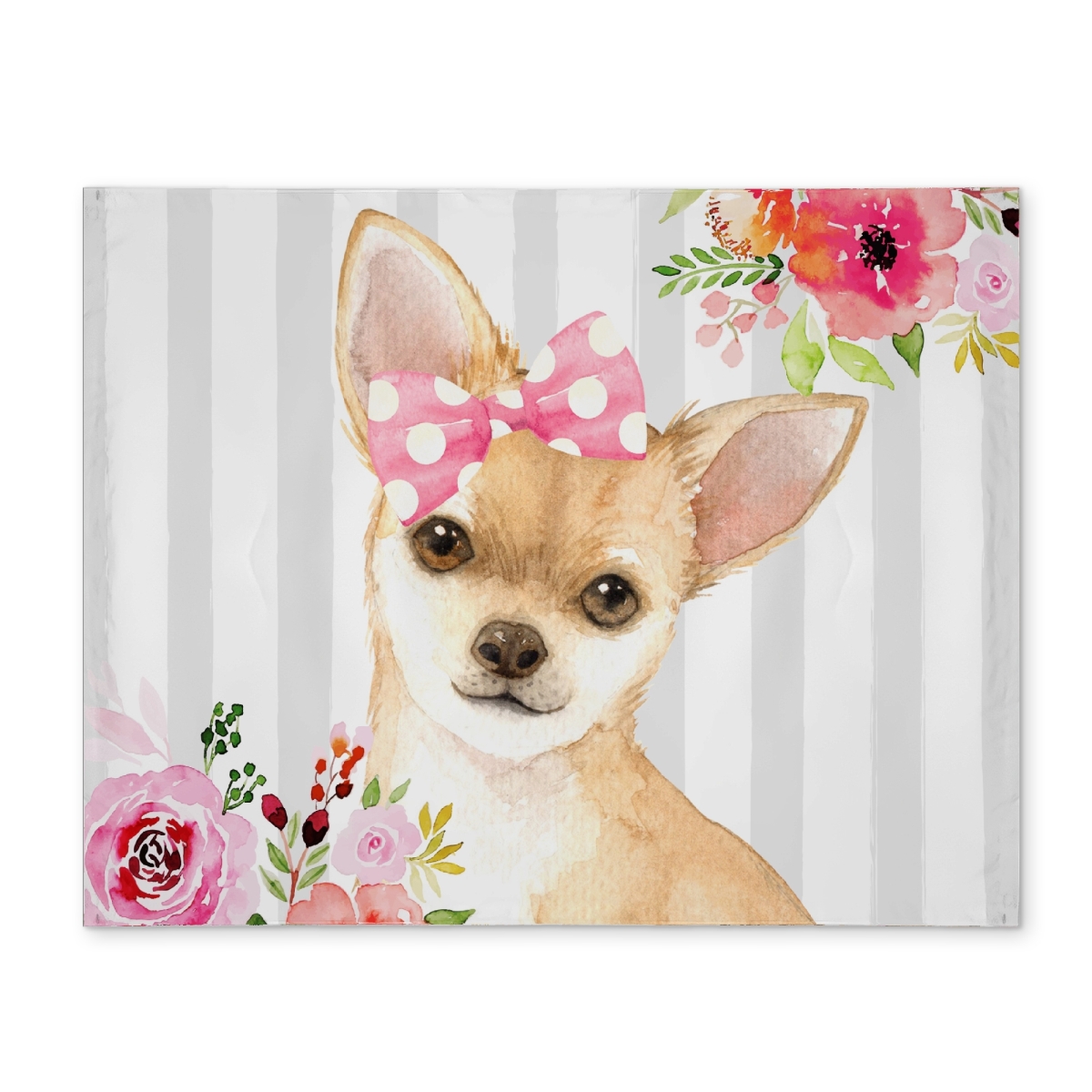 CPPM141855NLYW 14 x 18 in. Chihuahua Dog Polyester Placemat - Cute Home Decor for Pets