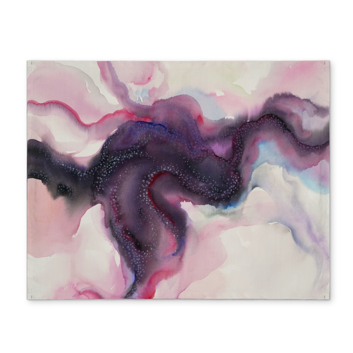 CPPM14184TVZ6X 14 x 18 in. Celestial Body Purple Abstract Polyester Placemat - Home Decor