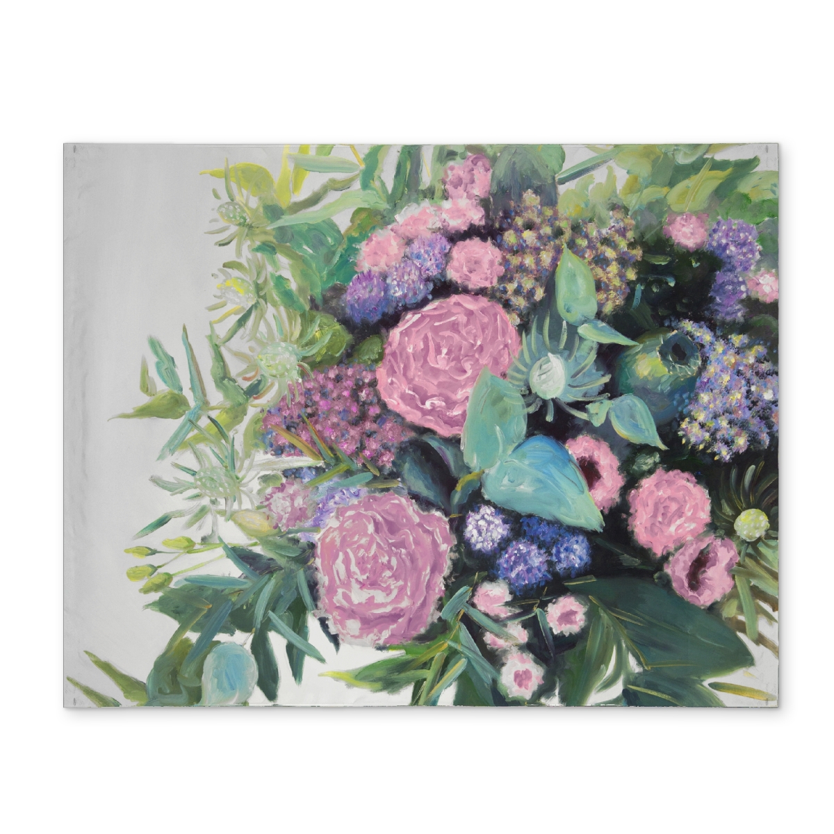 Picture of Begin Home Decor CPPM1418C3LY0L 14 x 18 in. Melody of Fuchsia Flowers - Floral Polyester Placemat Decor
