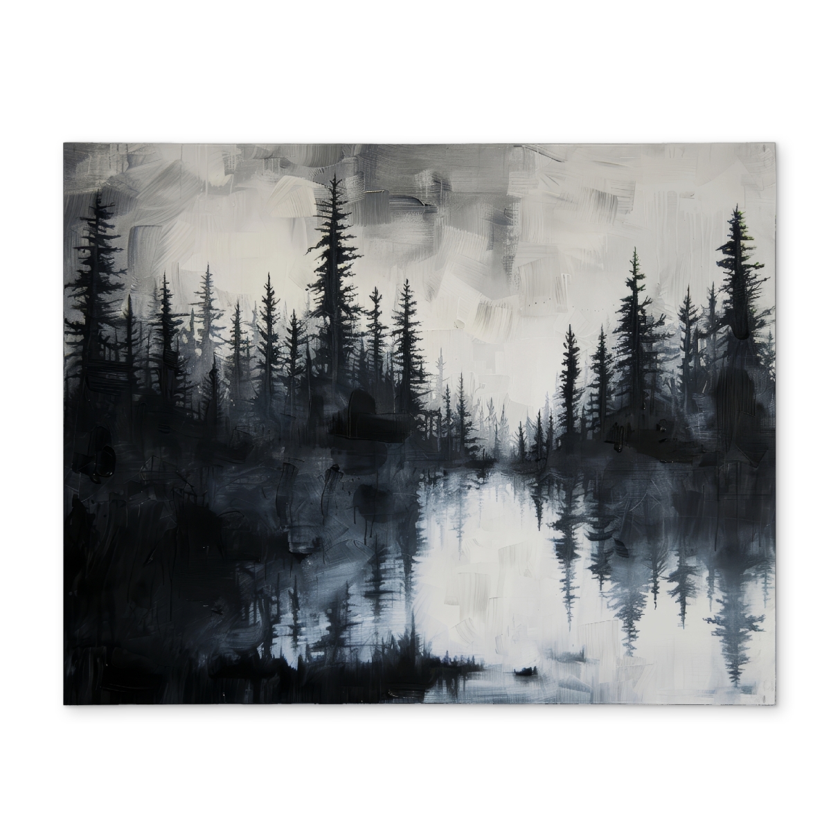 Picture of Begin Home Decor CPPM1418OFYBW5 14 x 18 in. Abstract Lake Blue Polyester Placemat - Home Decor Essentials