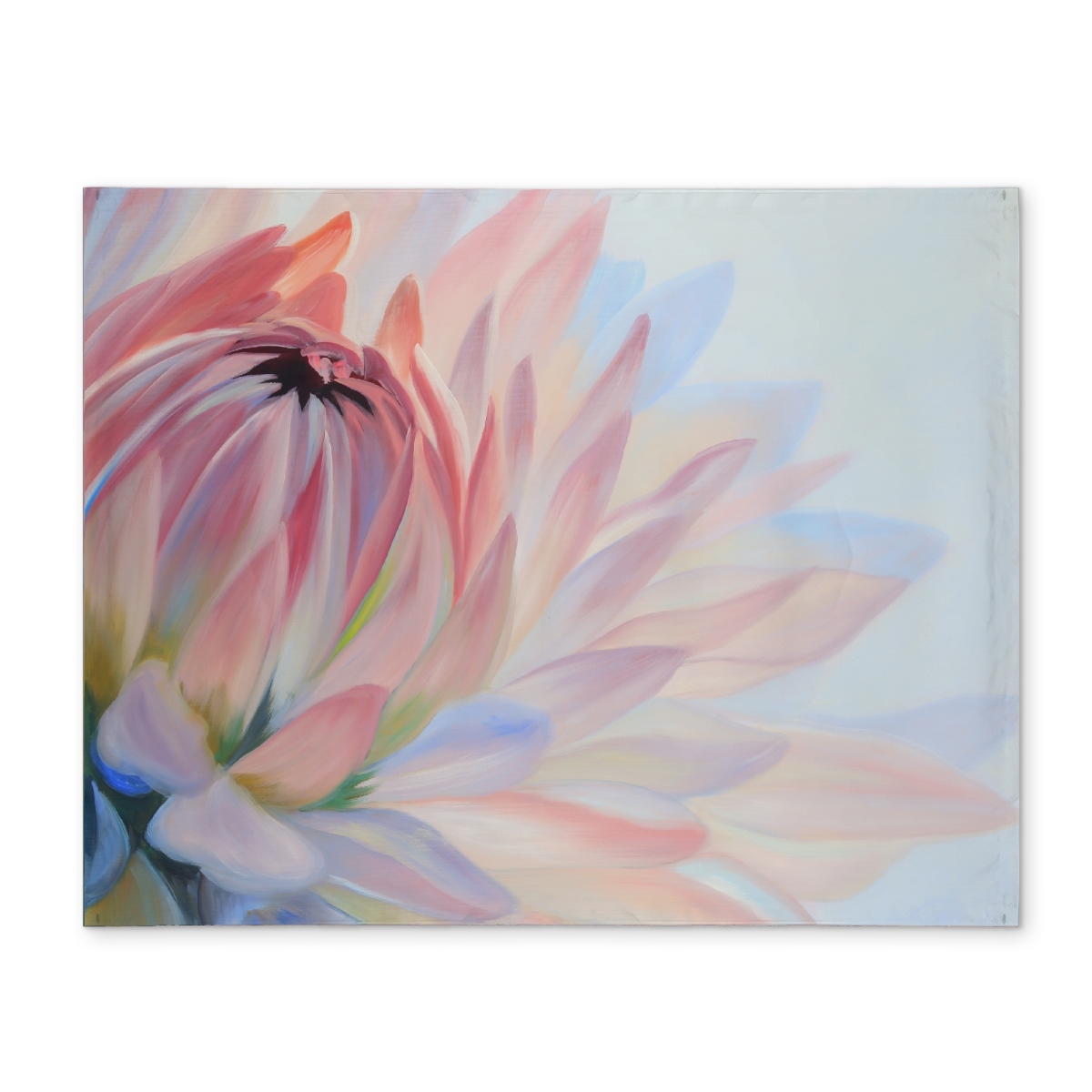 Picture of Begin Home Decor CPPM1418HRA9IW 14 x 18 in. Botanical Exotic Blue Lotus Pastel Flower Placemat - Home Decor