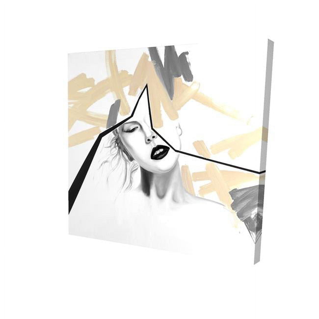 16 x 16 in. Divided Woman-Print on Canvas