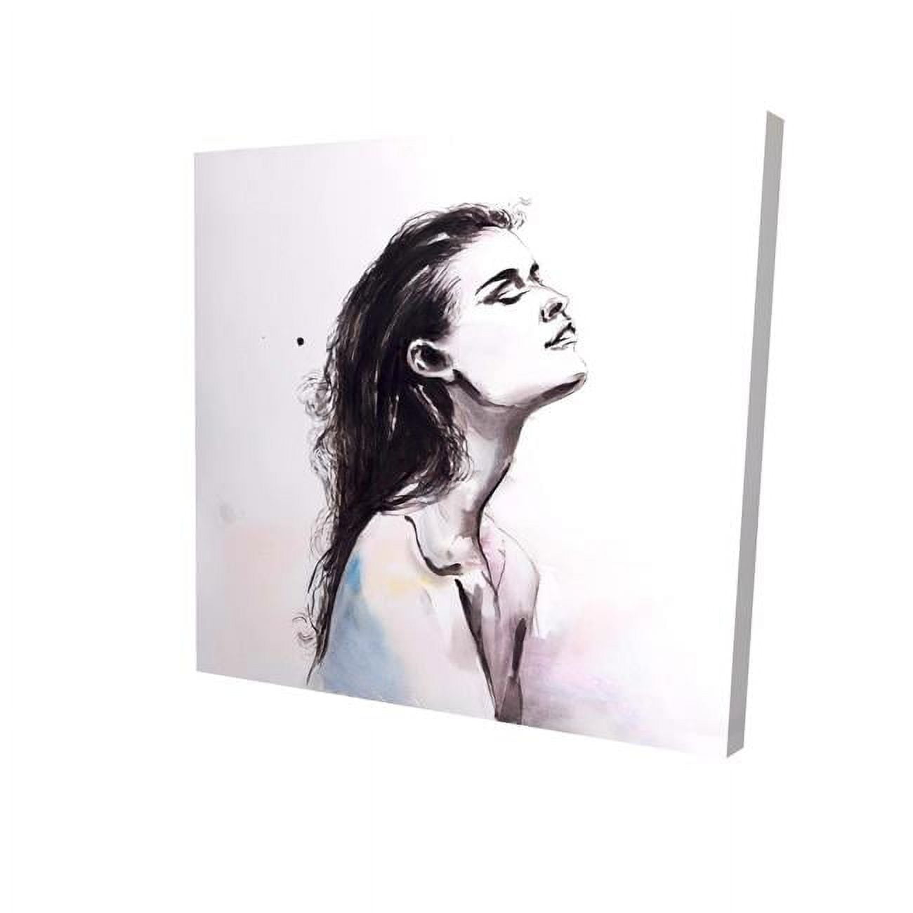 16 x 16 in. Bare Skin-Print on Canvas