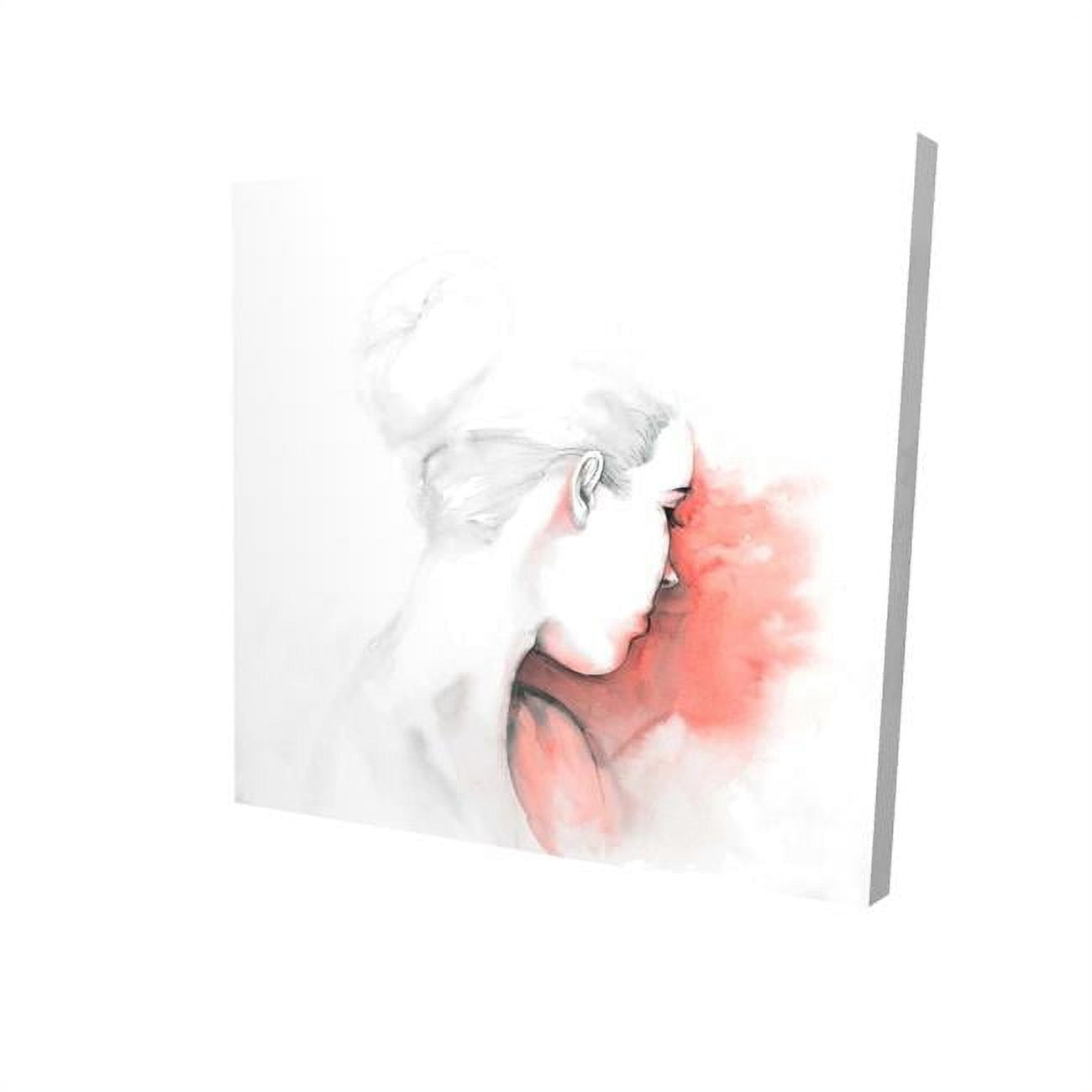 16 x 16 in. Pastel Woman-Print on Canvas
