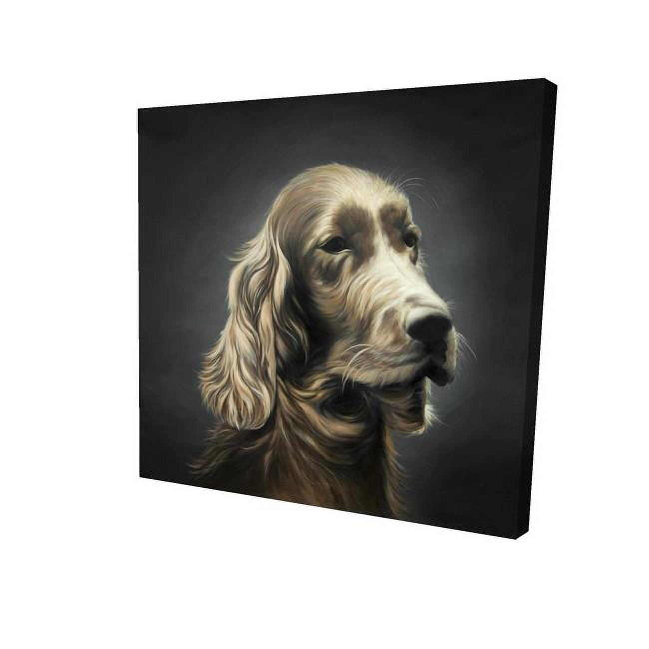 8 x 8 in. Field Spaniel-Print on Canvas