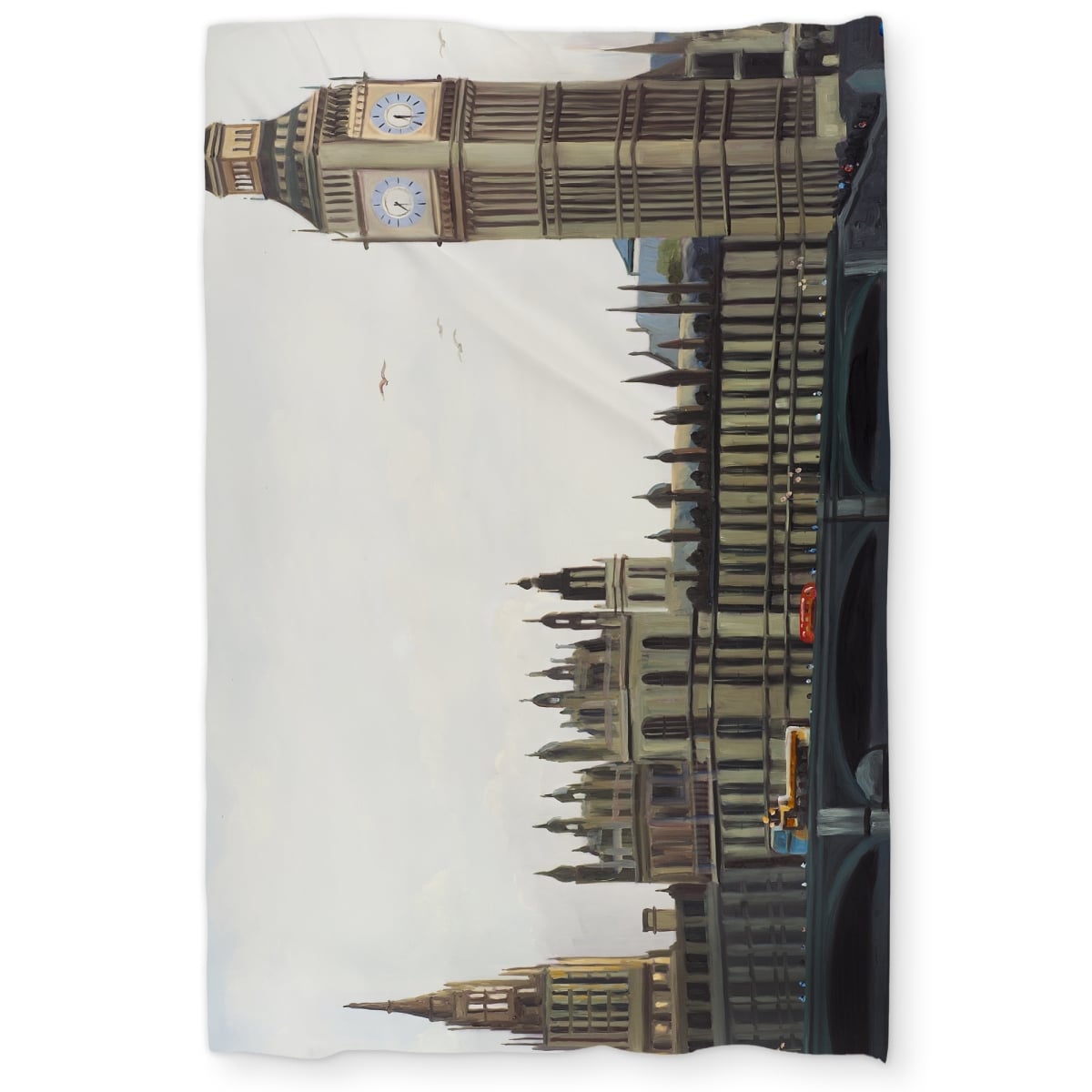 C1DCTXLWHPKGTM Twin Extra Long Big Ben Clock Duvet Cover - Elizabeth Tower Home Decor
