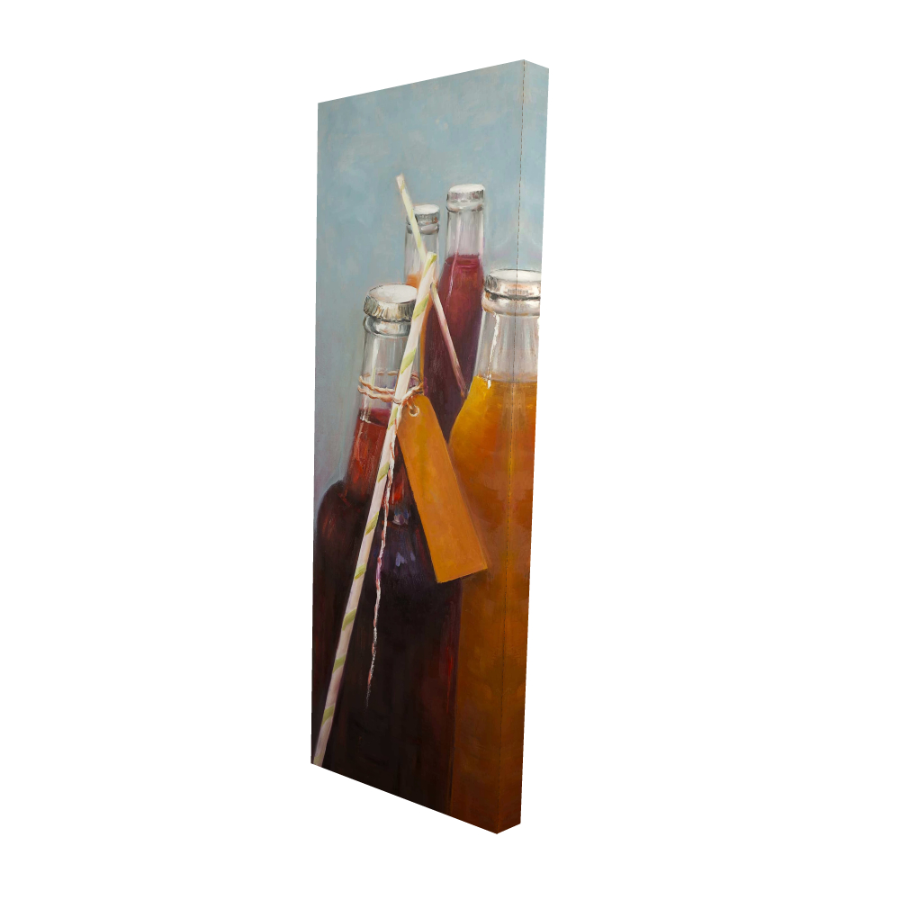2080-6020-GA38 20 x 60 in. Summer Drinks - Kitchen Contemporary Canvas for Home Decor