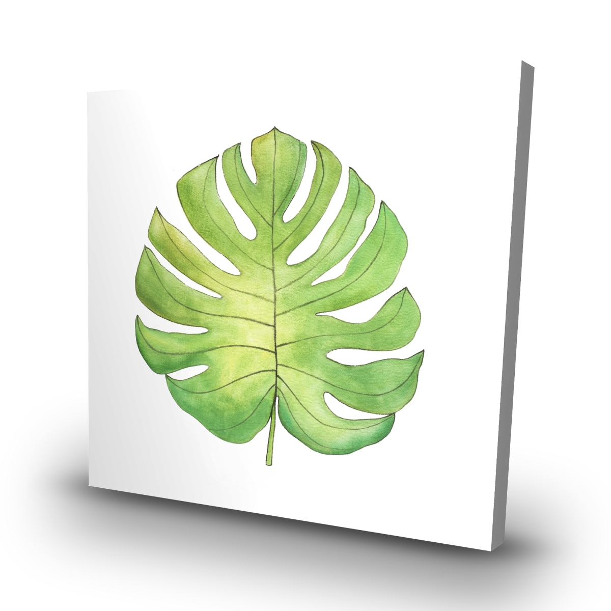 C1RC323292YLAJ 32 x 32 in. Tropical Leaf - Green Exotic Canvas for Home Decor - Art Print