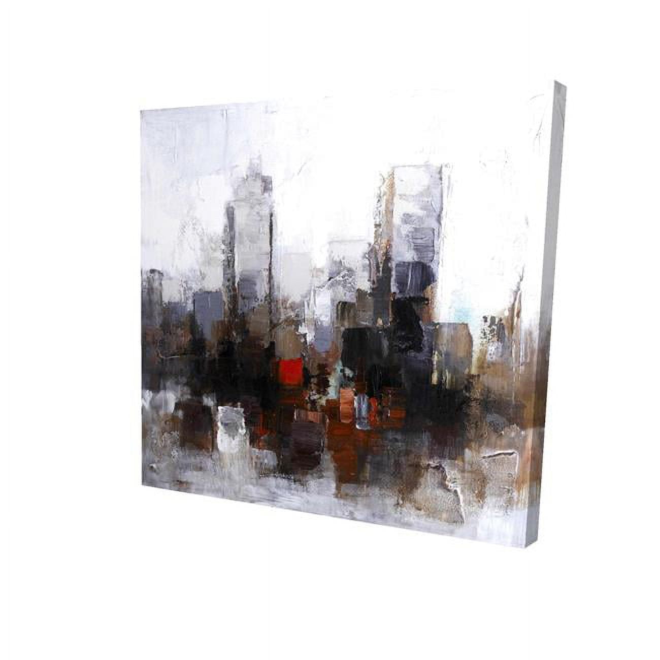 8 x 8 in. Obscure City-Print on Canvas