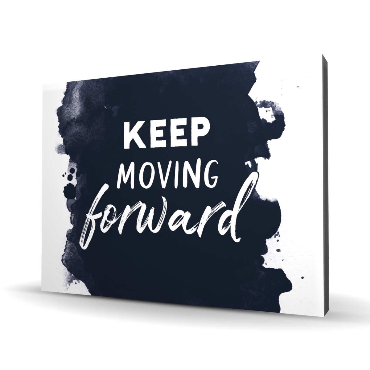 C1RC3648A63PBX 36 x 48 in. Keep Moving Forward - Livingroom Typo Canvas for Home Decor