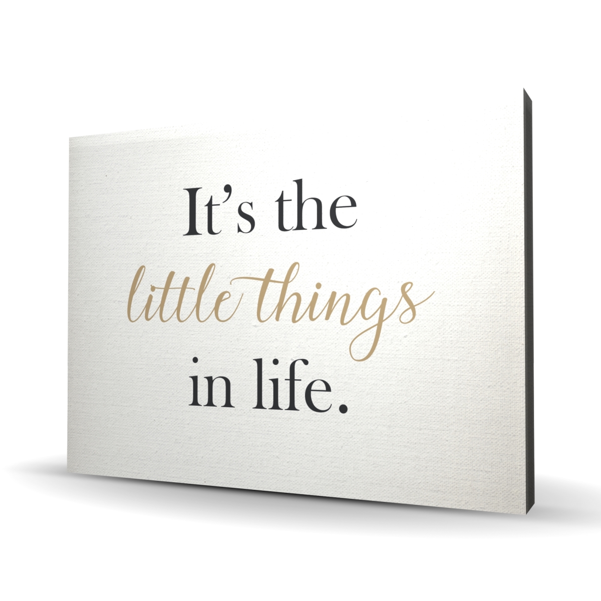 C1RC3648PAYBKQ 36 x 48 in. Its the Little Things in Life - Motivational Canvas Art