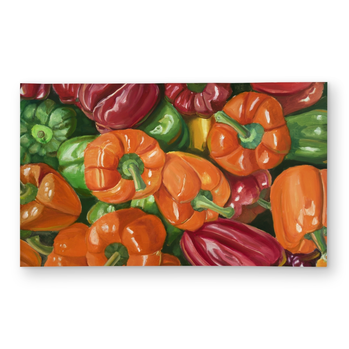 C1ROAR35UBCXFK 3 x 5 ft. A Lot of Peppers - Illustrative Still Life Outdoor Rug - Rectangle