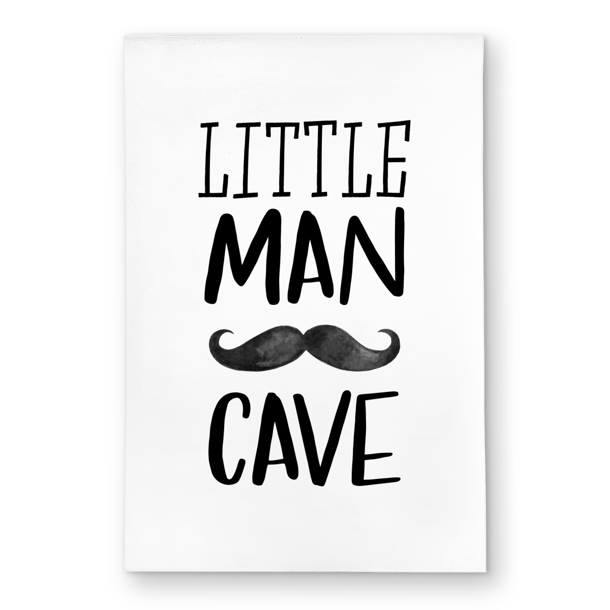 C1ROAR46GV4SFK 4 x 6 ft. Little Man Cave - White Man Outdoor Area Rug for Home Decor - Rectangle