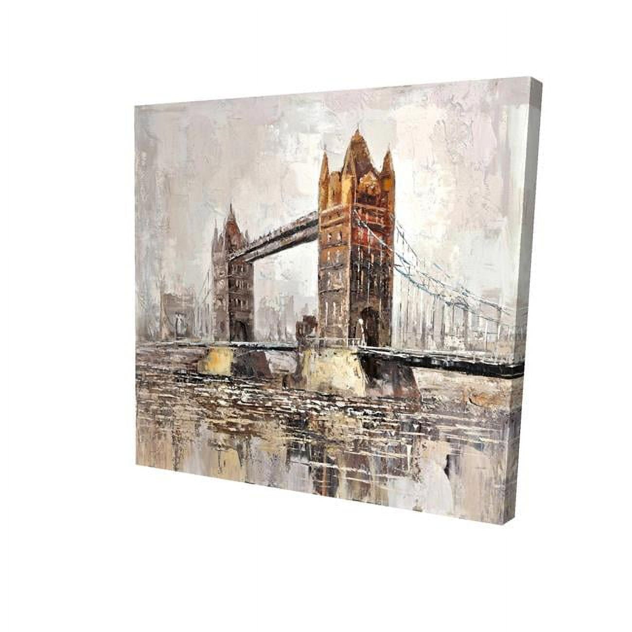 8 x 8 in. London Tower Bridge-Print on Canvas