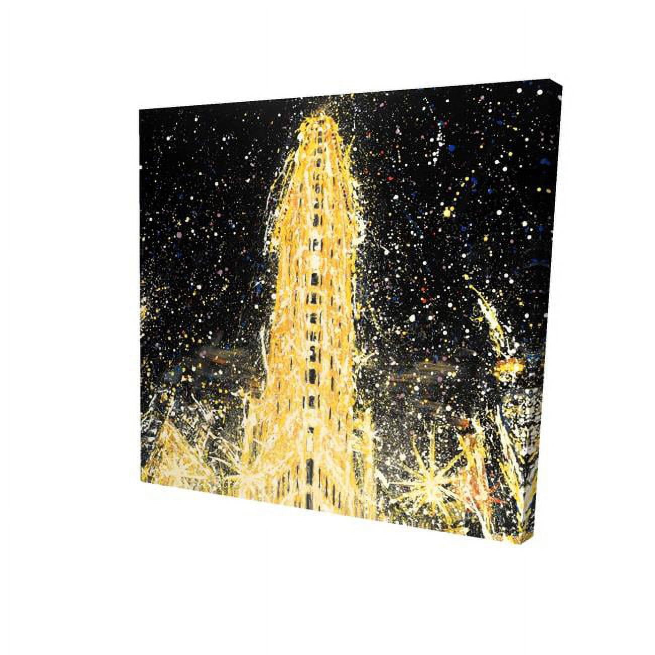 8 x 8 in. Abstract Flatiron Building-Print on Canvas