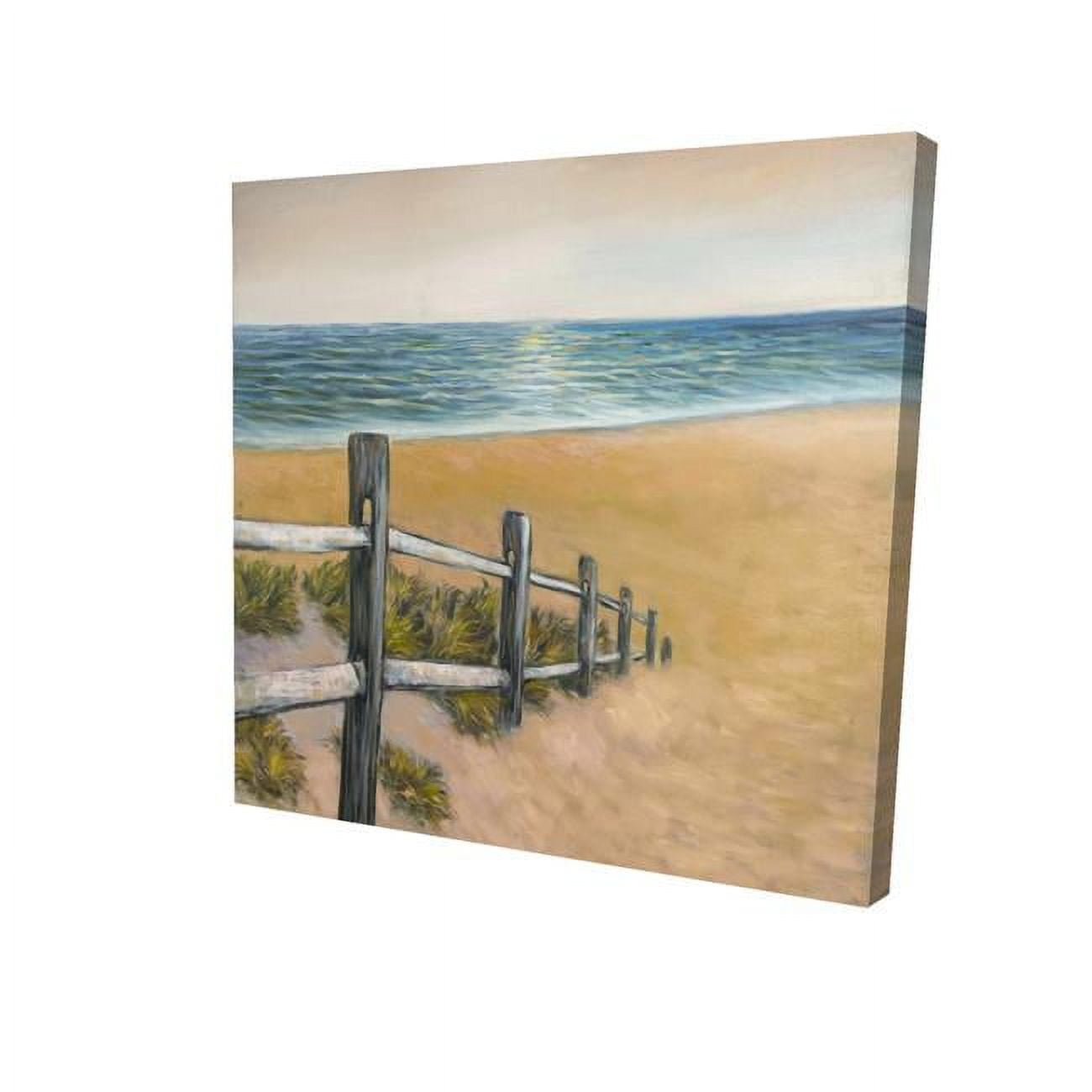 12 x 12 in. Quiet Seaside-Print on Canvas