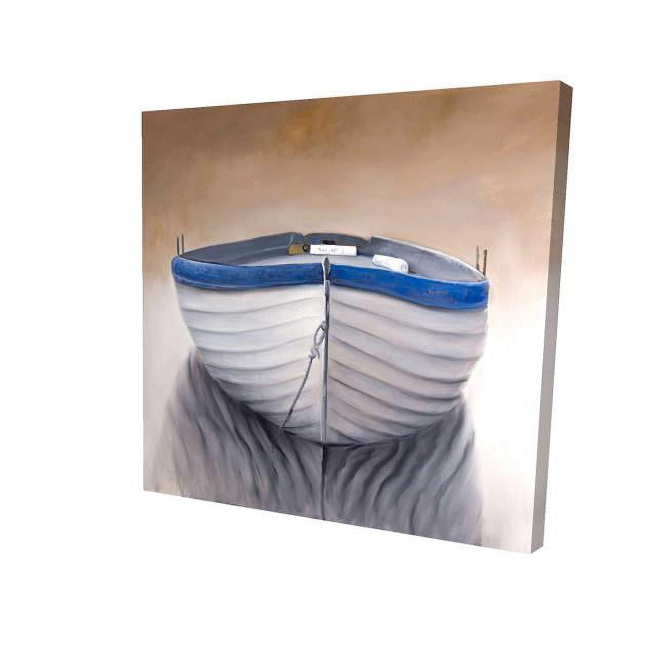 12 x 12 in. Canoe Boat-Print on Canvas