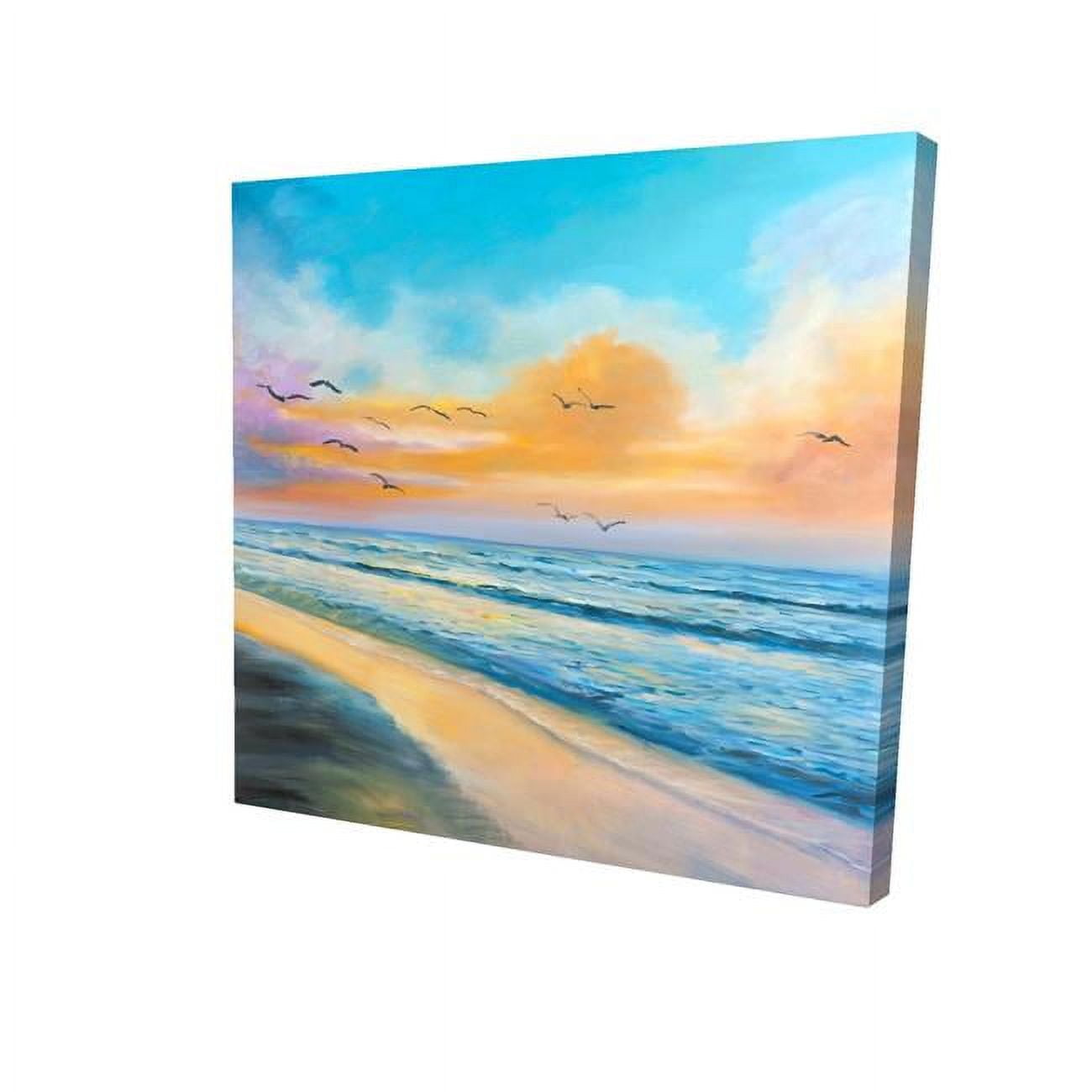 12 x 12 in. Breathtaking Tropical Sunset-Print on Canvas