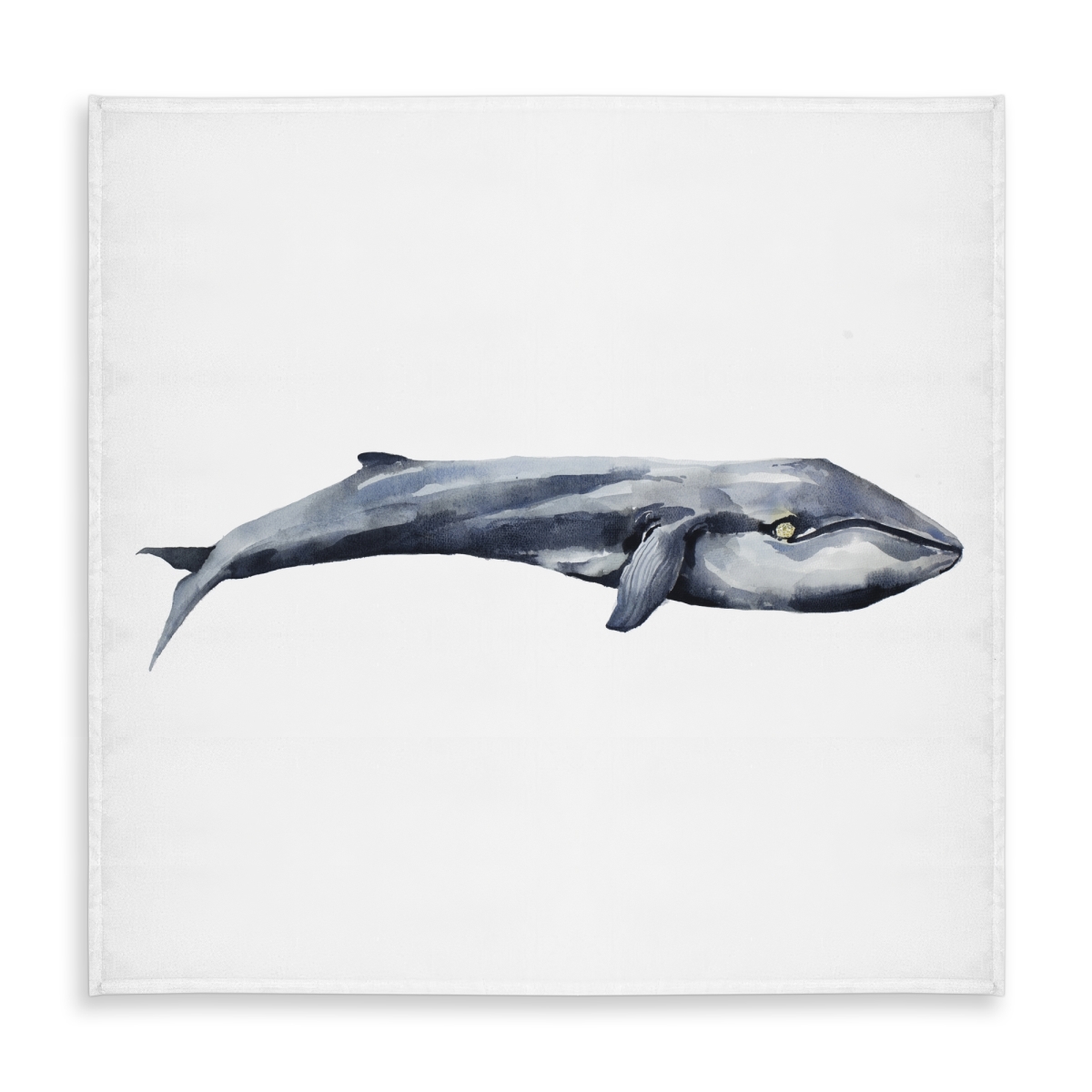 Picture of Begin Home Decor C1TC5858H98FJ5 58 x 58 in. Watercolor Whale Tablecloth - Bedroom Sea Indoor Outdoor Decor