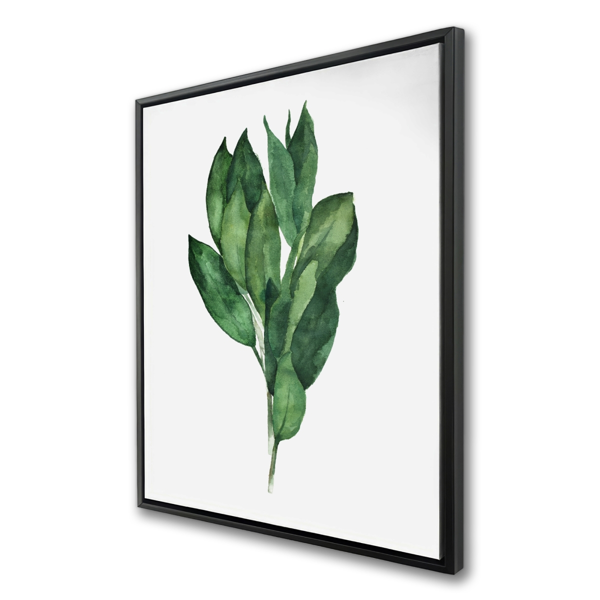 C1FC3648FNAPWF 36 x 48 in. Bay Leaves Bundle - White Kitchen Framed Canvas Decor