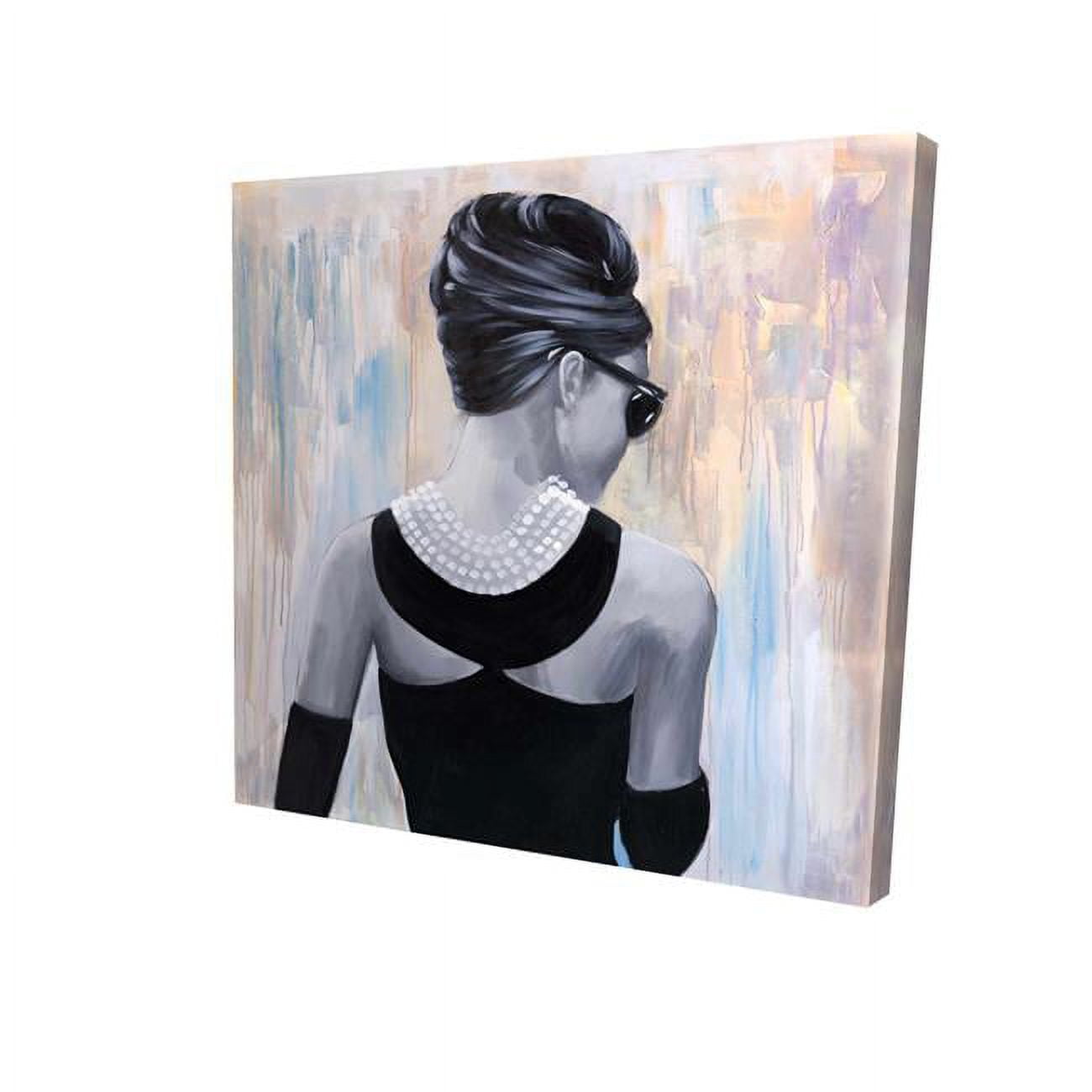 12 x 12 in. Actress Audrey Hepburn-Print on Canvas