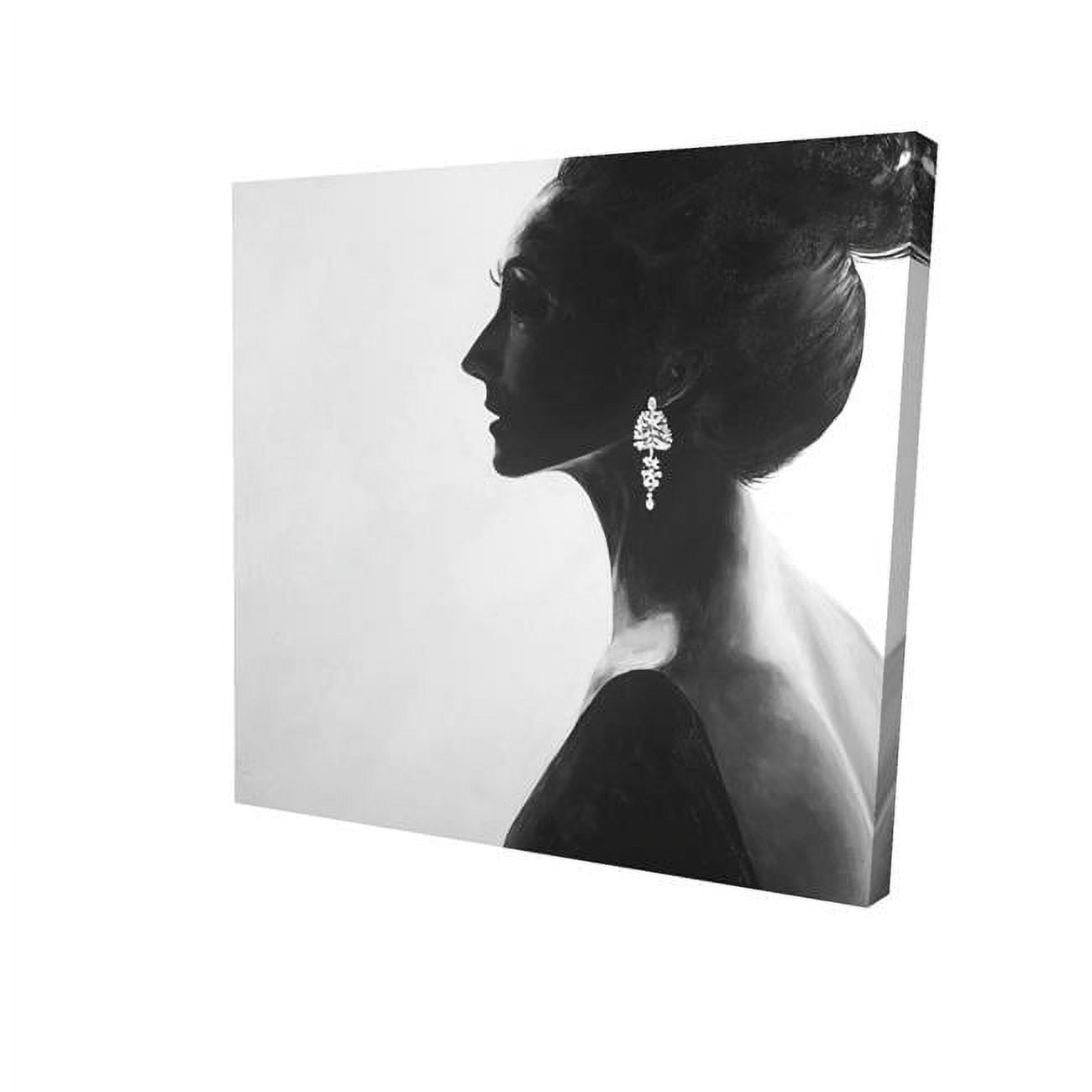 12 x 12 in. Chic Woman-Print on Canvas