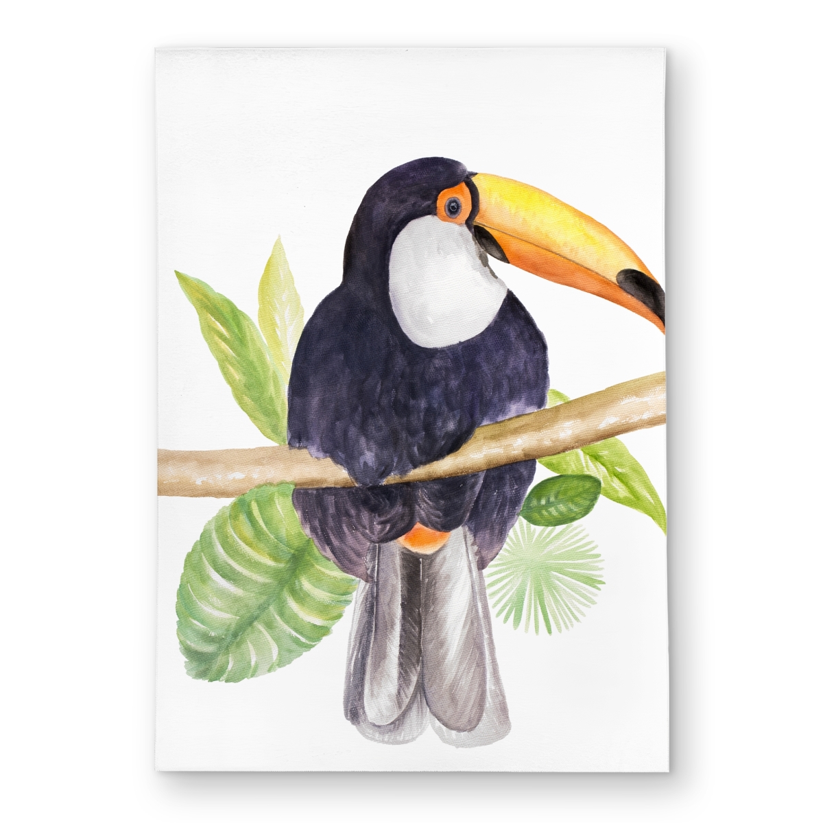 C1ROAR57ZQLYHP 5 x 7 ft. Toucan Bedroom Botanical Outdoor Area Rug - Home Decor - Rectangle