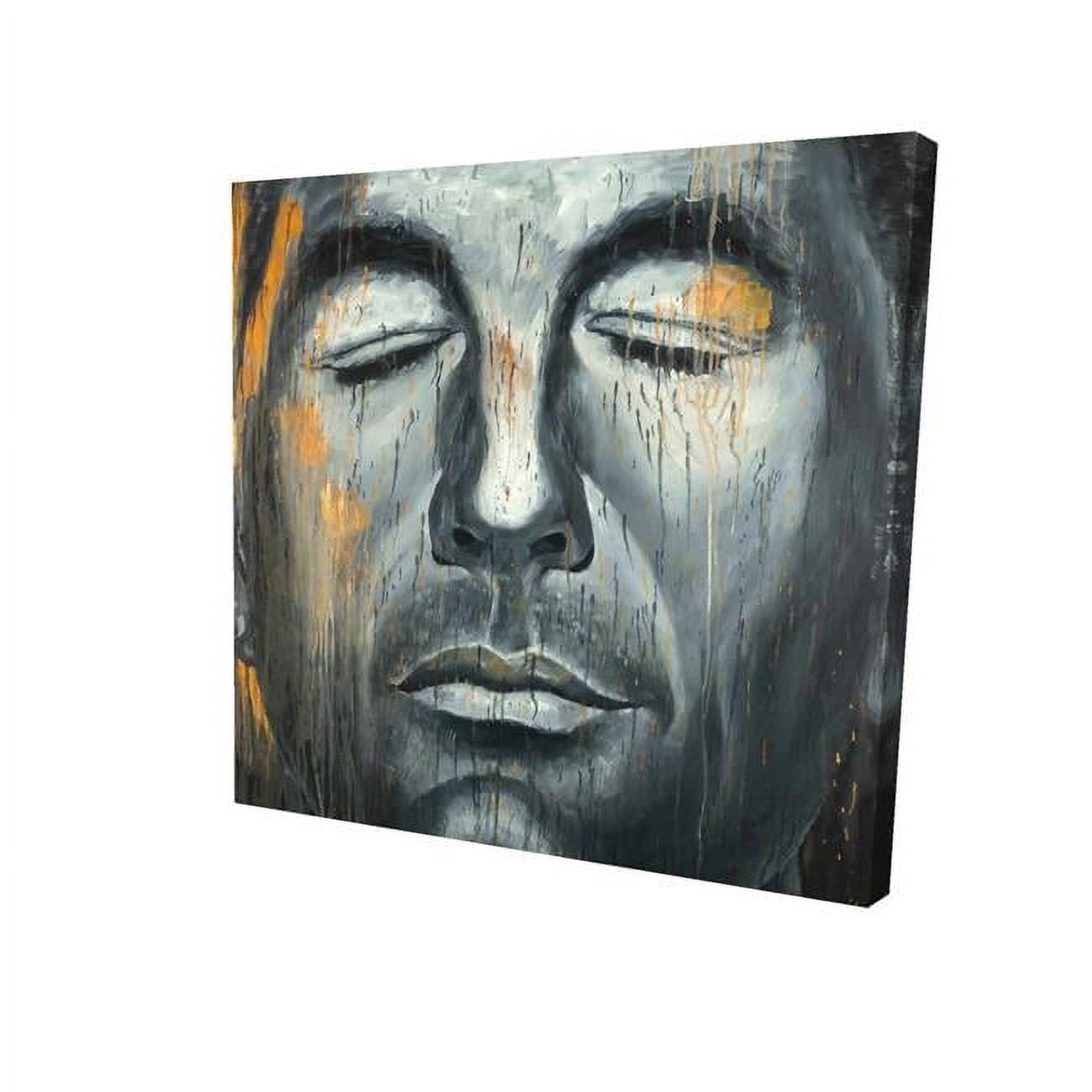 12 x 12 in. Abstract Man Portrait-Print on Canvas