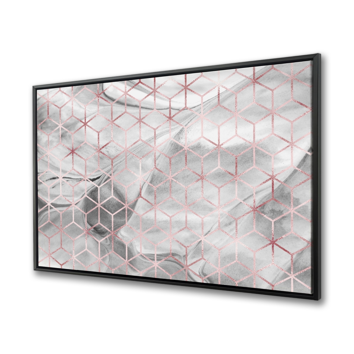 C1FC3648AJ2RIF 36 x 48 in. Symmetry - Pattern Office Framed Canvas for Home Decor