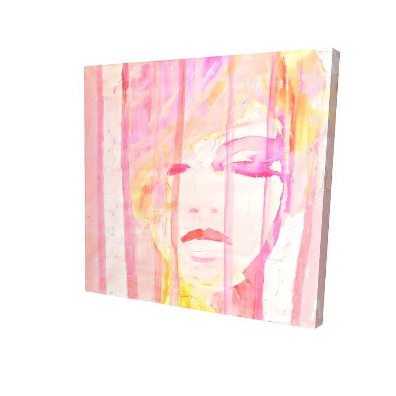 12 x 12 in. Abstract Portrait Feminine-Print on Canvas