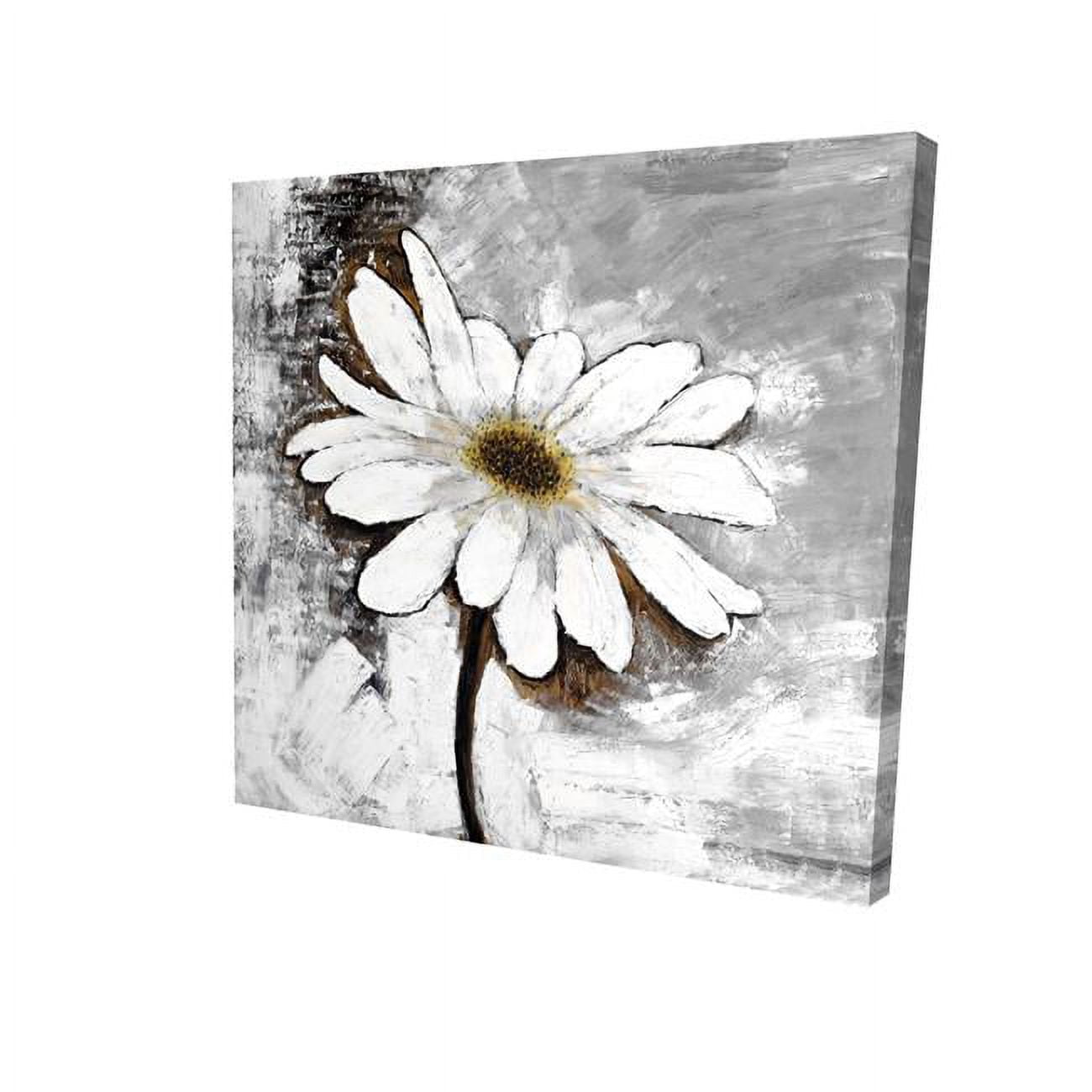 12 x 12 in. Abstract Daisy-Print on Canvas