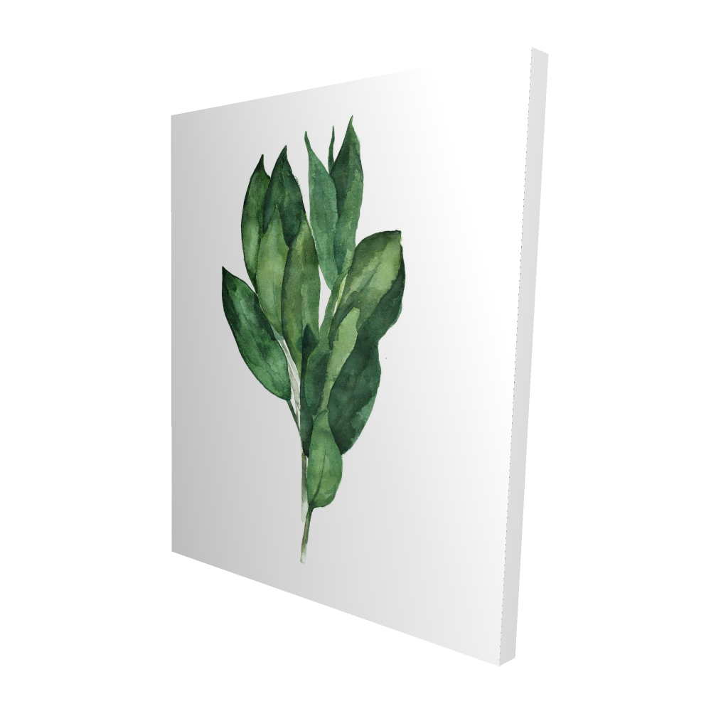 2080-6048-GA91 48 x 60 in. Bay Leaves Bundle - Kitchen Gastronomy Canvas for Home Decor