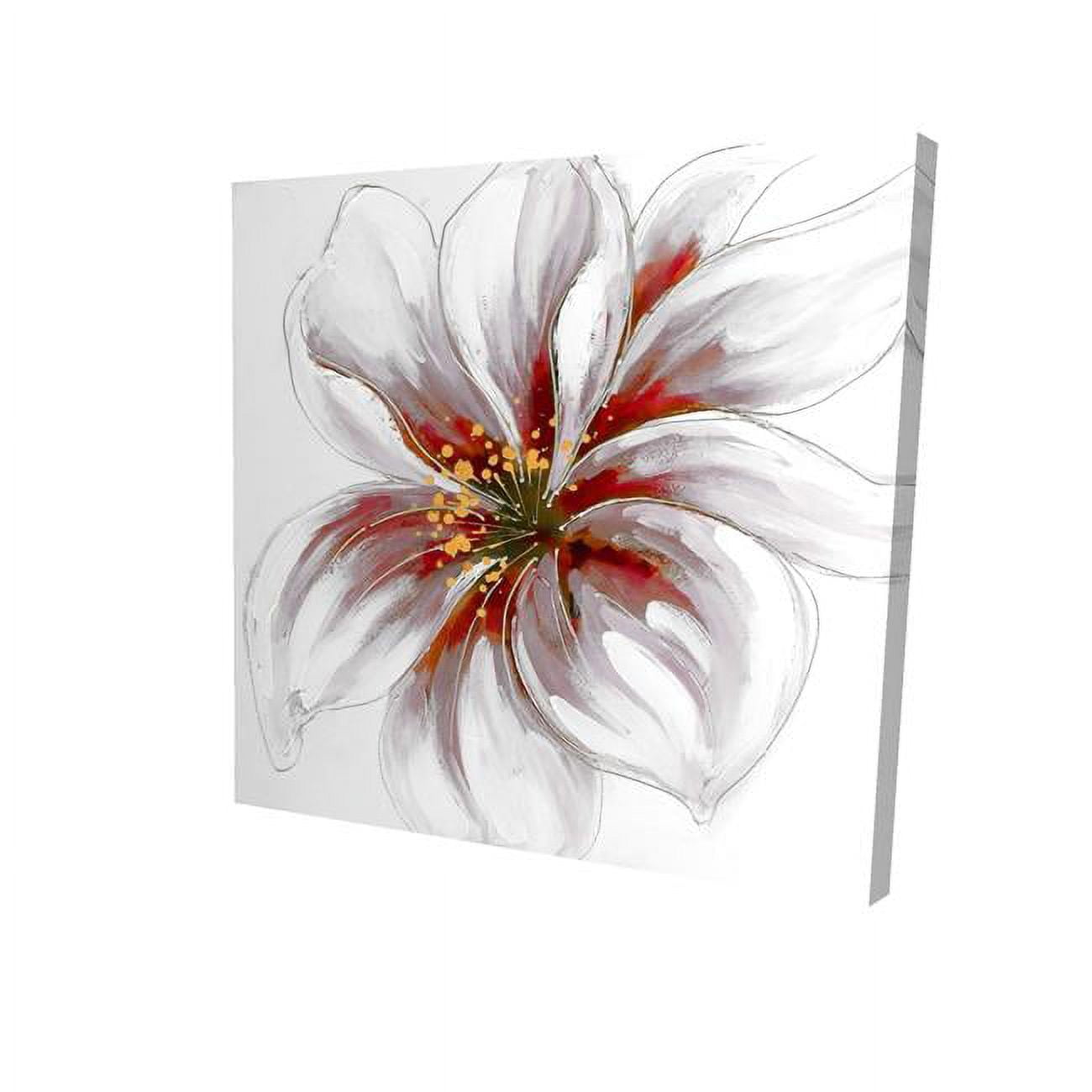 12 x 12 in. Resplendent Pink Orchid-Print on Canvas