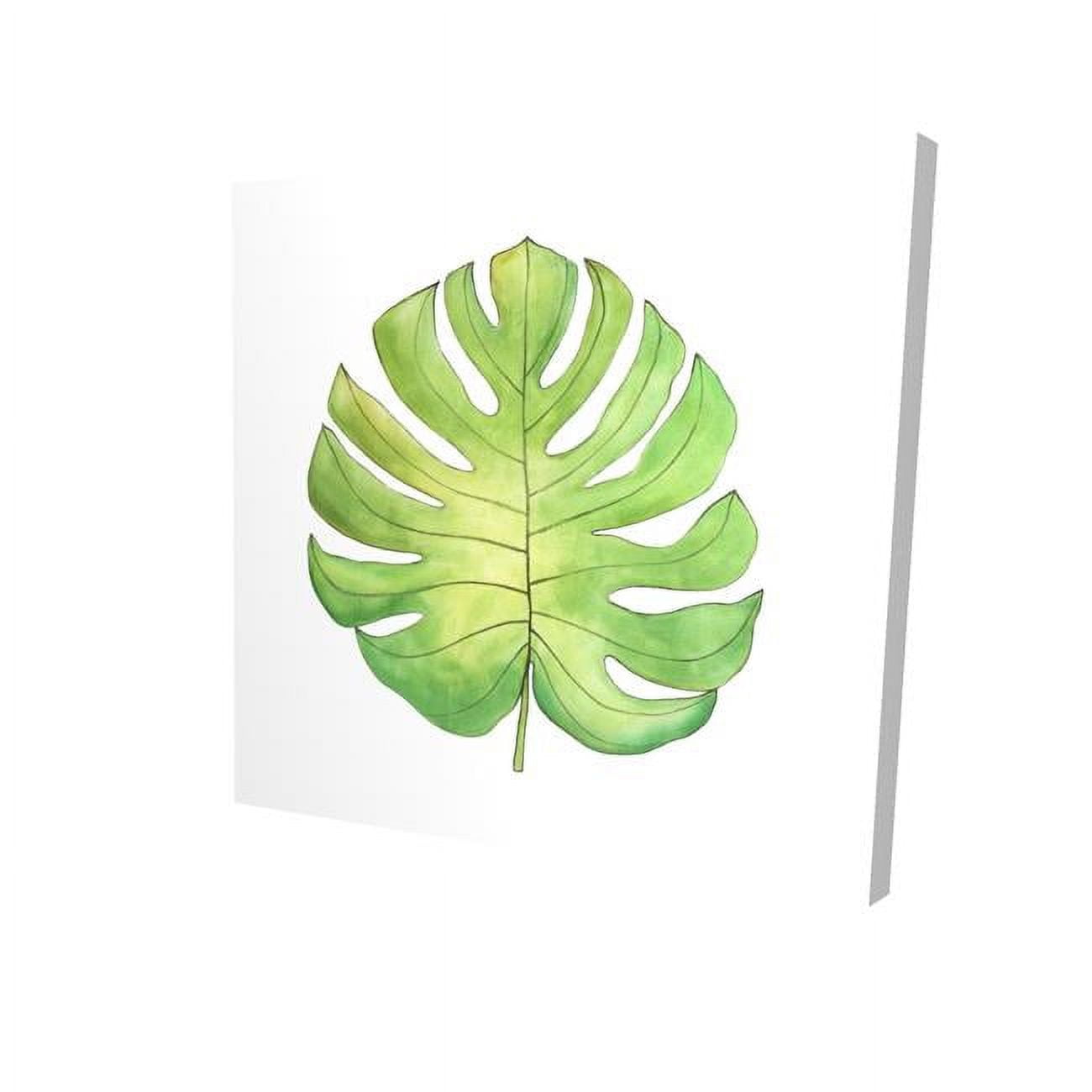 12 x 12 in. Tropical Leaf-Print on Canvas