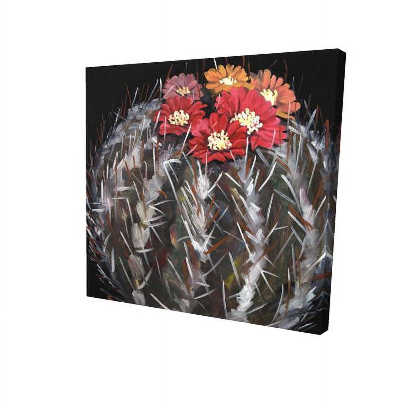 12 x 12 in. Mammillaria Cactus In Bloom-Print on Canvas