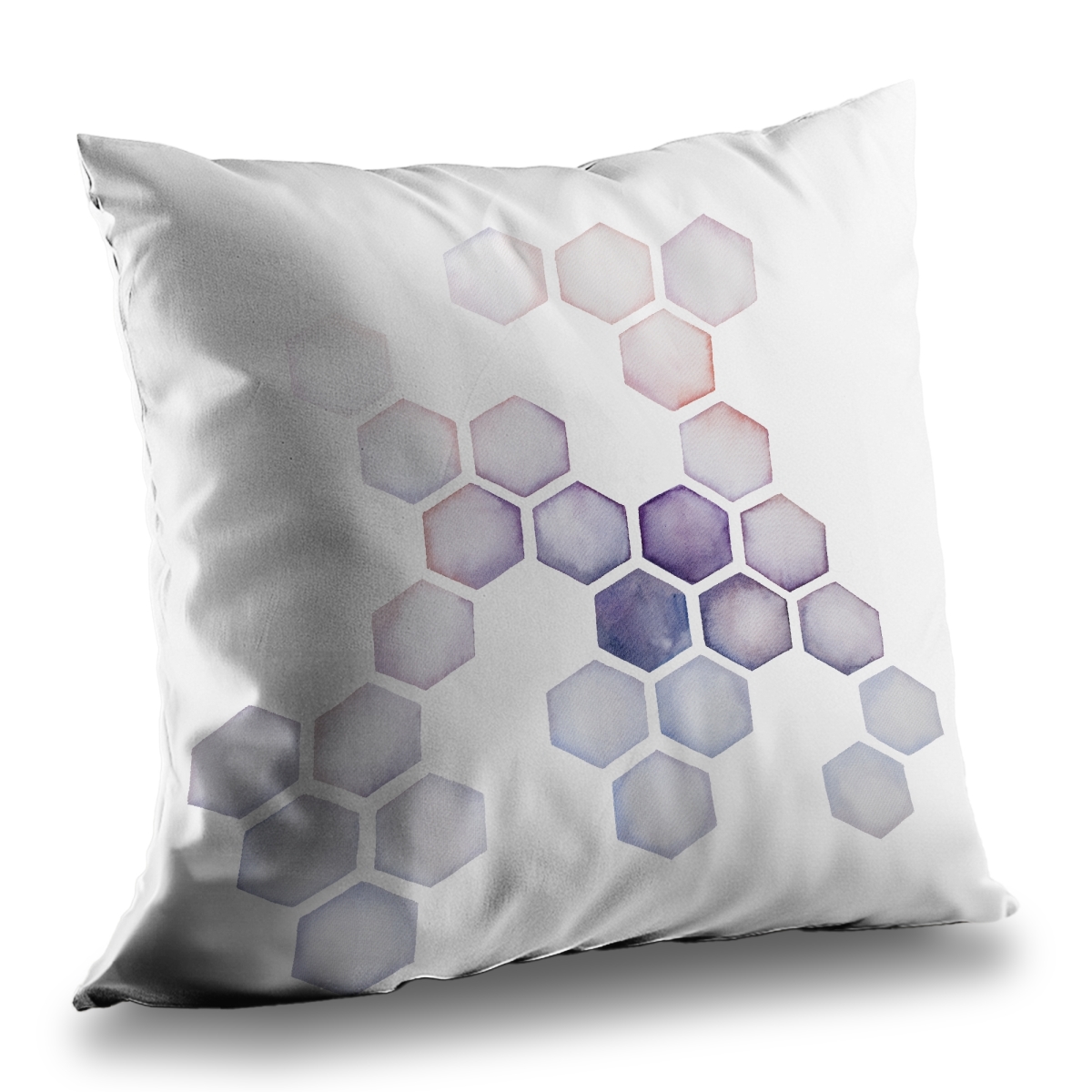 C1PC1414FETPG2 14 x 14 in. Alveoli - Patterns Bedroom Poly Twill Throw for Home Decor