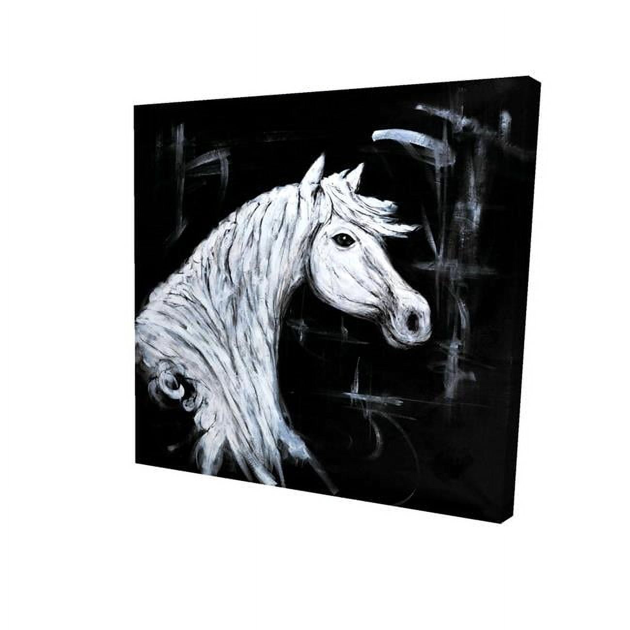 16 x 16 in. Horse Profile View-Print on Canvas