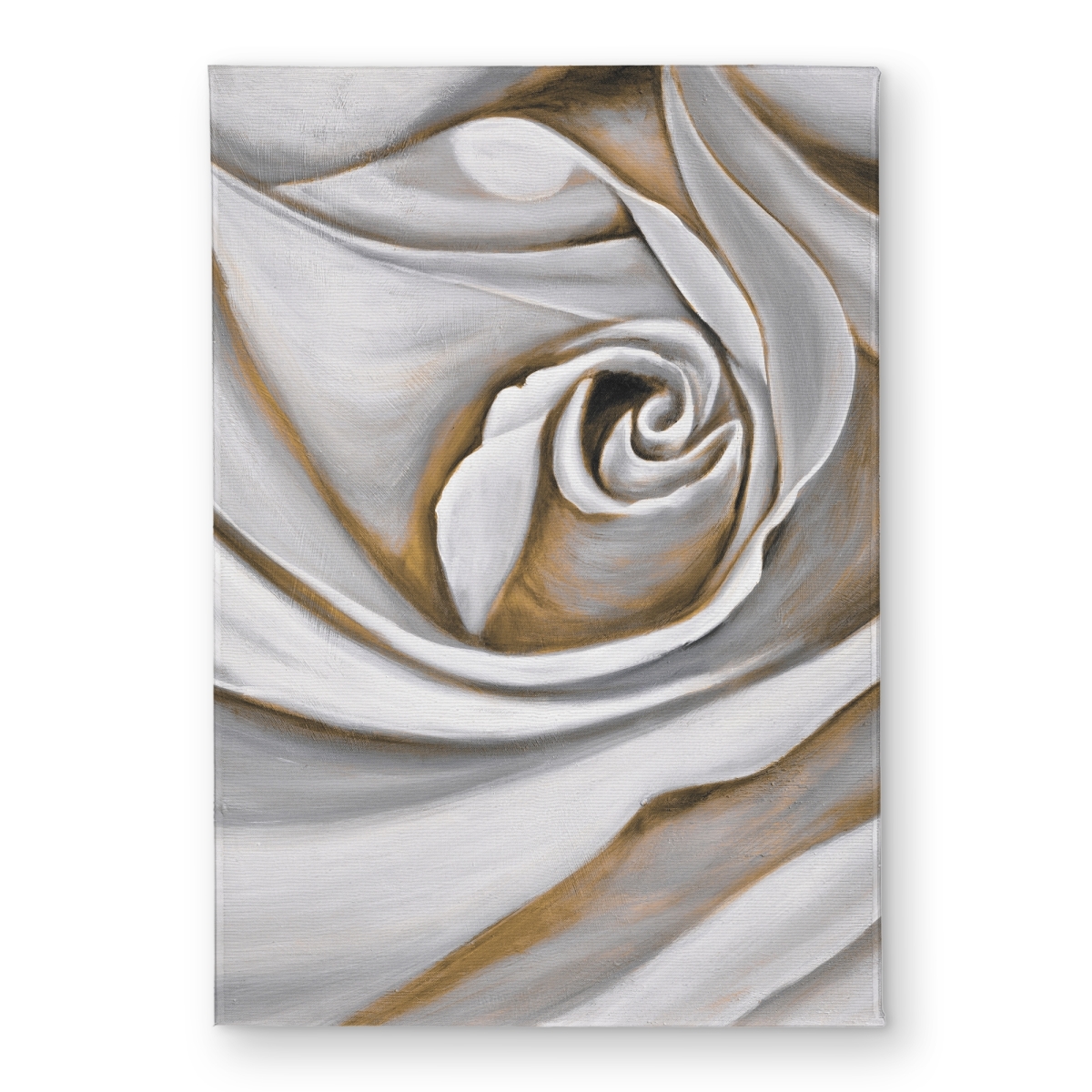 CODM17240VXBYZ 17 x 24 in. White Rose Closeup Door Mat - Elegant Bathroom Decor - Indoor Outdoor
